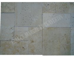 Travertin Beige Nuance Opus 3 Format 3 cm Antique 2