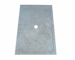 Travertin Beige Bac À Douche 140x90 cm Adouci 2