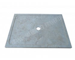 Travertin Beige Bac À Douche 140x90 cm Adouci 2