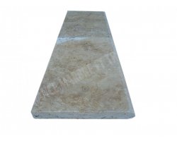 Travertin Noce Margelle 40,6x61 5 cm Arrondi 2