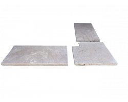 Travertin Noce 3B Margelle Rentrant 40x40 3 Droit 2