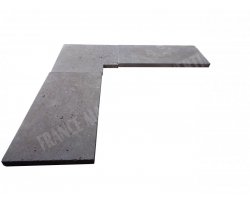 Travertin Noce 3B Margelle Rentrant 40x40 3 Droit 2