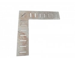 Travertin Beige Grille Coin Modèle Rainure 50x50 3 cm 2