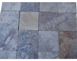 Travertin Silver Pavé 15x15 3 cm Antique  2