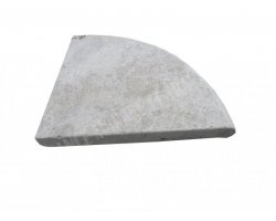 Travertin Beige Escalier Quart de Rond 33x33 3 cm  2