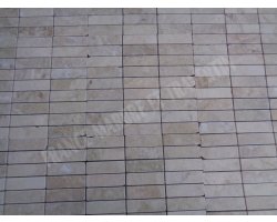 Marbre Beige Mosaïque 3x10 cm Antique 2