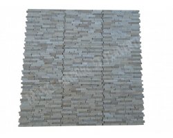Travertin Beige & Noce Mosaïque Bâtonnet Antique 2