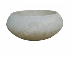 Travertin Beige Vasque Lentille 2 Adouci 2