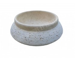 Travertin Classique Vasque Pot Strie 2