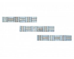 Travertin Frise Silver & Jaune Lyon 1 30x5 cm 2