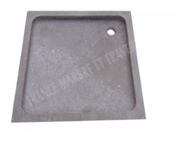 Travertin Walnut Bac À Douche 90x90 cm Adouci 2