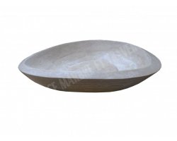 Travertin Beige Vasque Goutte Bouchon Adouci 2