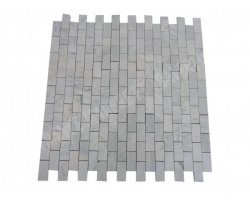 Marbre Blanc Carrara Turque Mosaïque 4,8x10 cm Poli 2