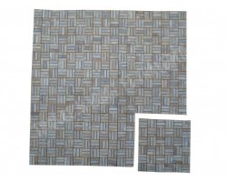 Travertin Jaune & Silver Mosaïque Lyon Antique 2