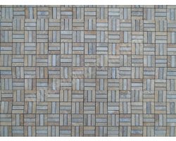 Travertin Jaune & Silver Mosaïque Lyon Antique 2