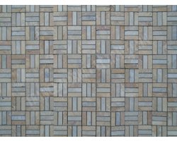 Travertin Jaune & Silver Mosaïque Lyon Antique 2