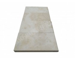 Travertin Beige Clair Margelle 15x30 3 cm Arrondi 2