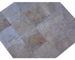 Travertin Rustique Gold 20x20 1,2 cm Antique  2