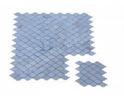 Marbre Blanc Arabesque Mosaïque Citron Poli 2