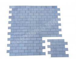 Marbre Blanc Solto Mosaïque 4,8x10 cm Poli 2