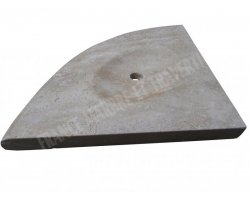 Travertin Beige Porte Savon 20x20 cm Poli 2