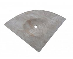 Travertin Beige Porte Savon 20x20 cm Poli 2