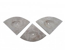 Travertin Beige Porte Savon 20x20 cm Poli 2