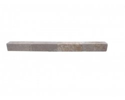 Travertin Walnut Baguette D'angle 10x3 cm Antique 2