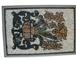 Marbre Tableau Fleur 60,5x90,5 cm  2