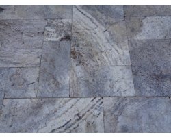 Travertin Silver Opus Romain 1,2 cm Brossé 2