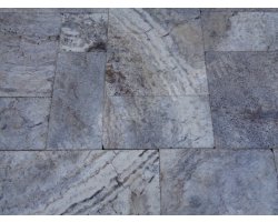 Travertin Silver Opus Romain 1,2 cm Brossé 2