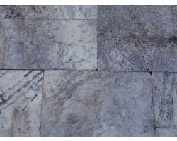 Travertin Silver Opus Romain 1,2 cm Brossé 2