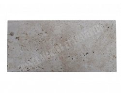 Travertin Beige Couvertine 30,5x61x3 cm Arrondi