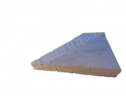 Travertin Beige Couvertine 30x60 3 Ogée Goutte d'eau  2