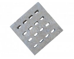 Travertin Beige Siphon Petit Ovale 18x18 cm 2