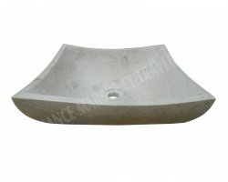 Travertin Beige Carré Vasque 44x44 cm Adouci 2