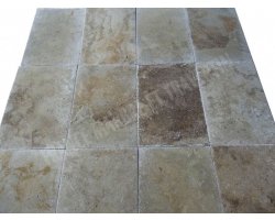 Travertin Beige Nuance 40x60 1,2 cm Brossé 2