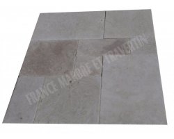 Travertin Beige Clair Big Opus Romain 1,5 cm Brossé 2