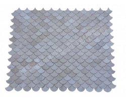 Marbre Beige Arabesque Mosaïque Shell Poli 2