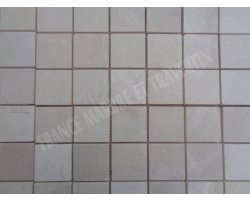 Marbre Beige Marfil Mosaique 4,8x4,8 cm Adouci 2
