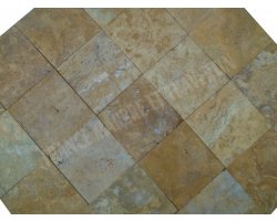 Travertin Jaune 15x15 cm Antique 2