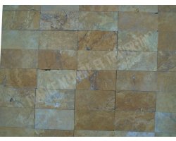 Travertin Jaune 7,5x15 cm Adouci 2