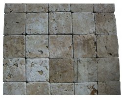 Travertin Beige Nuance 10x10 cm Antique 2