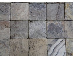 Travertin Silver 15x15 cm Antique 2