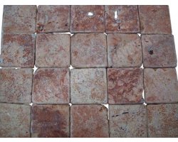 Travertin Rose 10x10 cm Antique 2