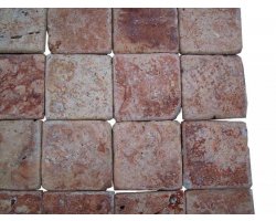 Travertin Rose 10x10 cm Antique 2