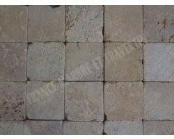 Travertin Jaune 10x10 cm Antique 2