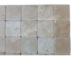 Travertin Beige Clair 10x10 cm Antique 2