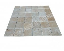 Travertin Beige Clair 10x10 cm Antique 2