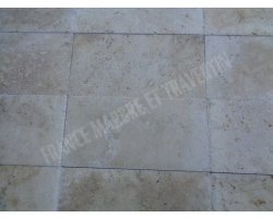 Travertin Beige Nuance 20x40 1,2 cm Brossé 2